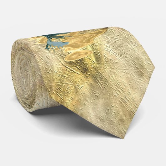 Moose et Lune canadiennes sur Cravate texturée à l (Roulé)