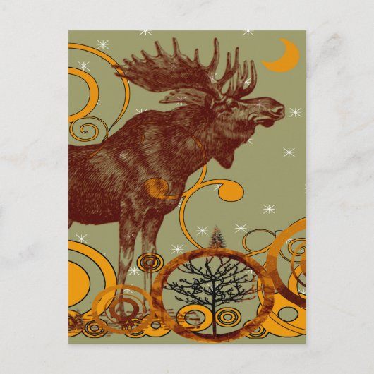 Moose Gifts Briefkaart (Voorkant)