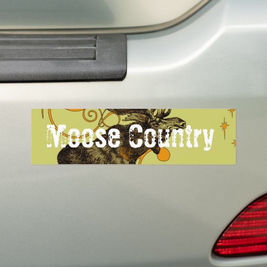  Moose Gifts Bumpersticker (Op auto)