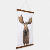 Moose Hangend Wandkleed (Gebogen)