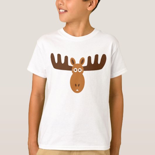 Moose Head_kinder blue ringer T-shirt (Voorkant)