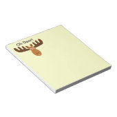 Moose Head_Oh Beste, aangepaste dingen om lijst te Notitieblok (Schuin)