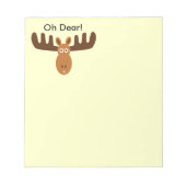Moose Head_Oh Beste, aangepaste dingen om lijst te Notitieblok (Voorkant)