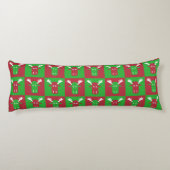 Moose Head Pop Art body coussin (Dos)