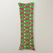 Moose Head Pop Art body coussin (Devant (Vertical))