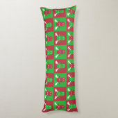 Moose Head Pop Art body coussin (Dos (Vertical))