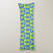 Moose Head Pop Art body coussin (Dos (Vertical))