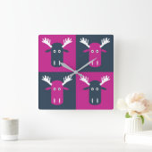 Moose Head Pop Art Wall klok (Huis)