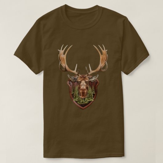Moose Head Trophy  T-shirt (Design voorkant)