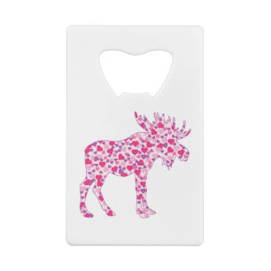 Moose-Hearts Kredietkaart Flessenopener