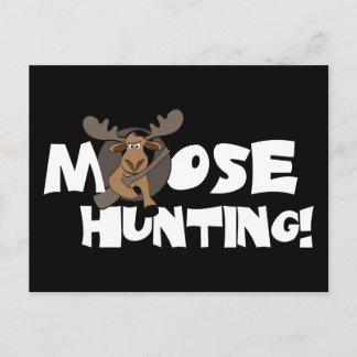 Moose Hunting Briefkaart