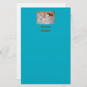 Moose in Alaska Stationery Briefpapier (Voorkant / Achterkant)