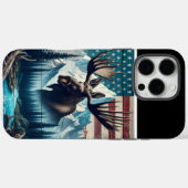 Moose in de bergen Case-Mate iPhone case (Achterkant (horizontaal))