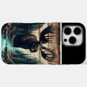 Moose in de Bossen Case-Mate iPhone Case (Achterkant (horizontaal))