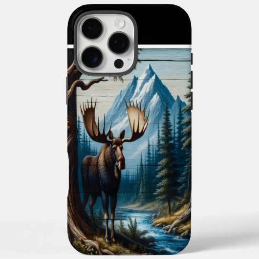 Moose in de wildernis Case-Mate iPhone case (Achterkant)