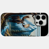 Moose in de wildernis Case-Mate iPhone case (Achterkant (horizontaal))