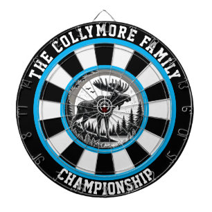 Moose in Forest Target Design Dartbord