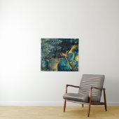 Moose in het dennenbos Van Gogh Wandkleed (In Situ (horizontaal))