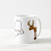 Moose in Maine Koffiemok (Voorkant rechts)