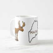 Moose in Maine Koffiemok (Voorkant links)
