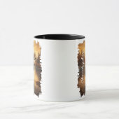 Moose in Misty Lake Reflectie Mok (Midden)