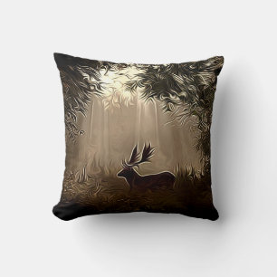 Moose in Shadows Sierkussen