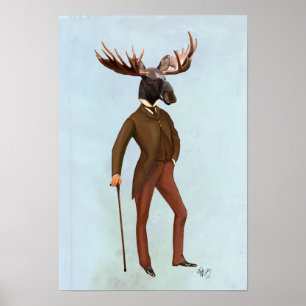 Moose in Suite Volledig Poster