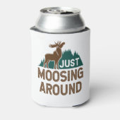 Moose Just Moosing Around Blikjeskoeler (Blikje Achterkant)