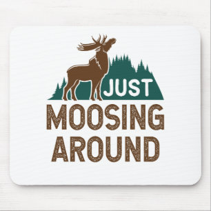 Moose Just Moosing Around Muismat