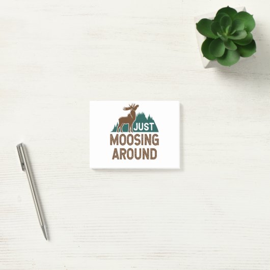 Moose Just Moosing Around Post-it® Notes (Kantoor)
