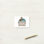 Moose Just Moosing Around Post-it® Notes (Op bureau)