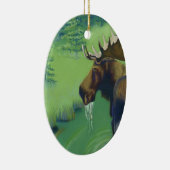 Moose Keramisch Ornament (Rechts)