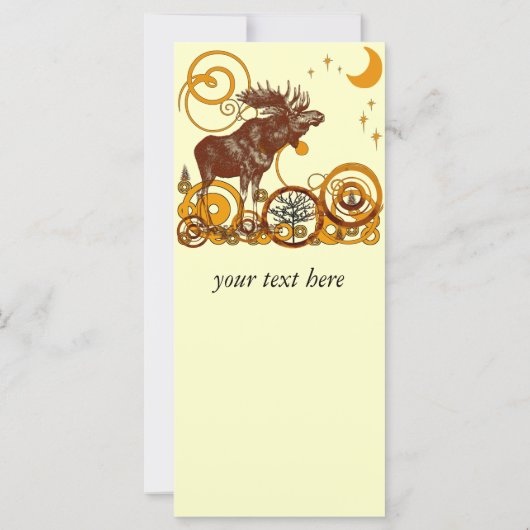 Moose Kerstmis (Achterkant)