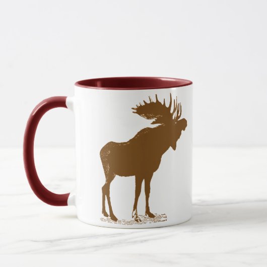 Moose Kerstmis Mok (Links)