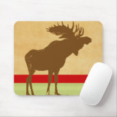 Moose Kerstmis Muismat (Met muis)