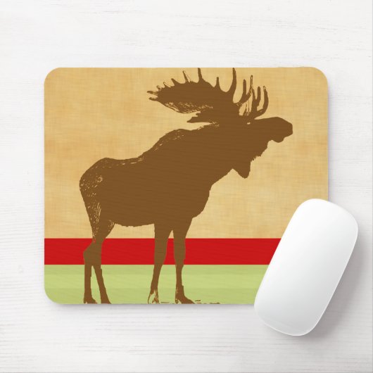 Moose Kerstmis Muismat (Met muis)