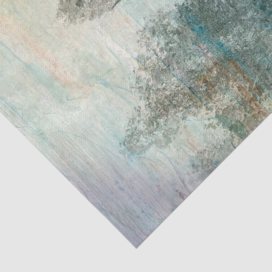  Moose Landscape Scenery Tissuepapier (Detail)