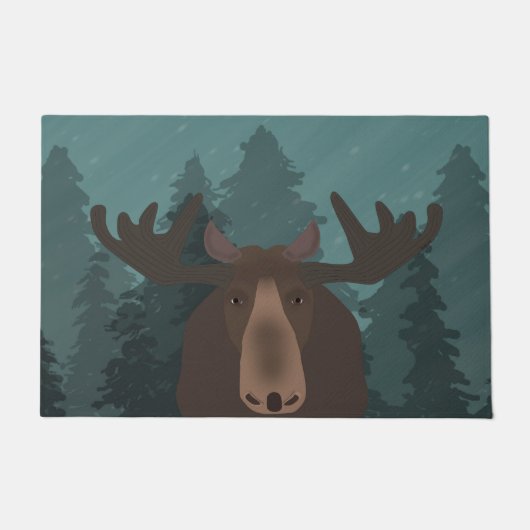 Moose Large Doormat Deurmat (Voorkant)