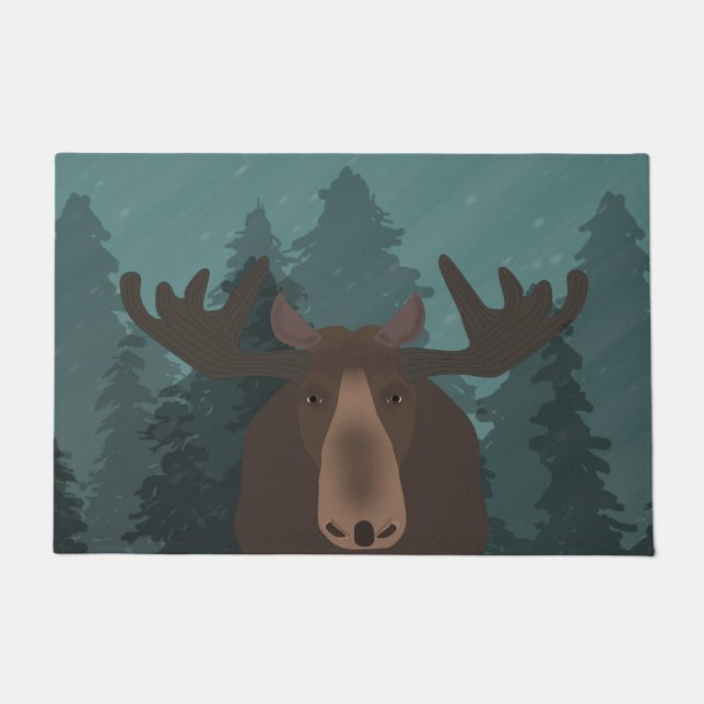 Moose Large Doormat Deurmat (Voorkant)