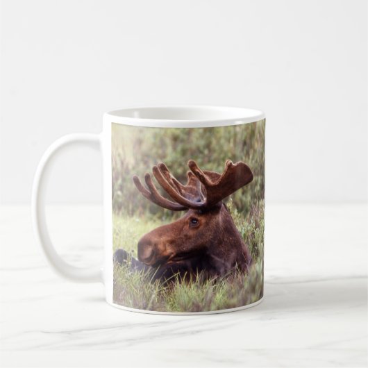 Moose Lounging Mok (Links)