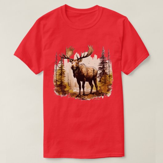 Moose Lover TShirt 4 (Design devant)