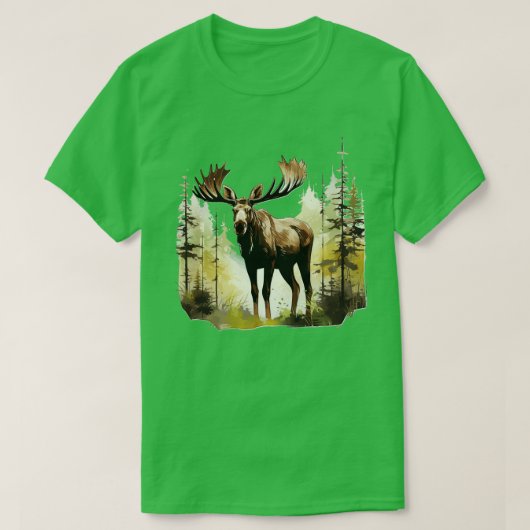 Moose Lover TShirt 6 (Design devant)