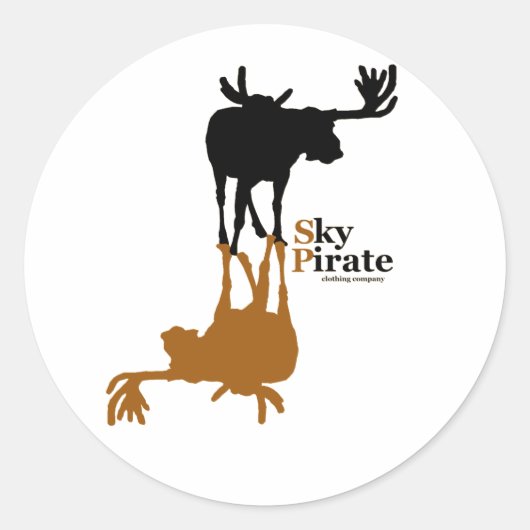 "Moose Made Me" Sticker blad (Voorkant)