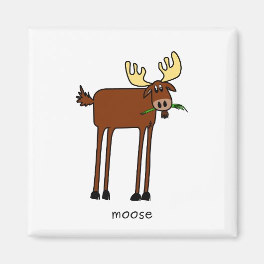Moose Magnet Magneet (Voorkant)