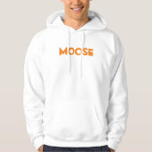 Moose Mannen Basic Hooded Sweatshirt (Voorkant)