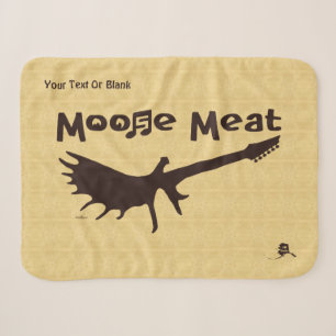 Moose Meat Rock Band Fleece Dekensloffen Sherpa Deken