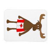 Moose met Canadese boxers Magneet (Horizontaal)