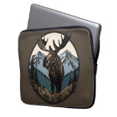Moose Mountain Laptop Sleeve (Voorkant Links)