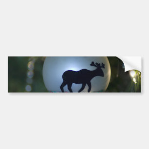 Moose Ornament Bumpersticker