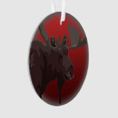 Moose Ornamenten Moose Art kerstdecoratie (voorkant)